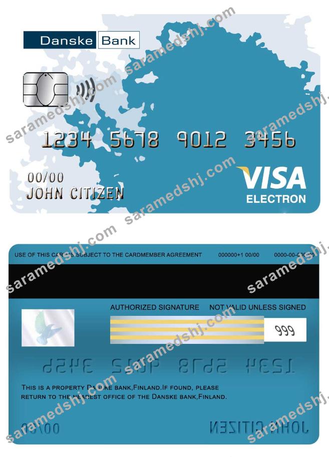 Finland Danske bank visa electron card